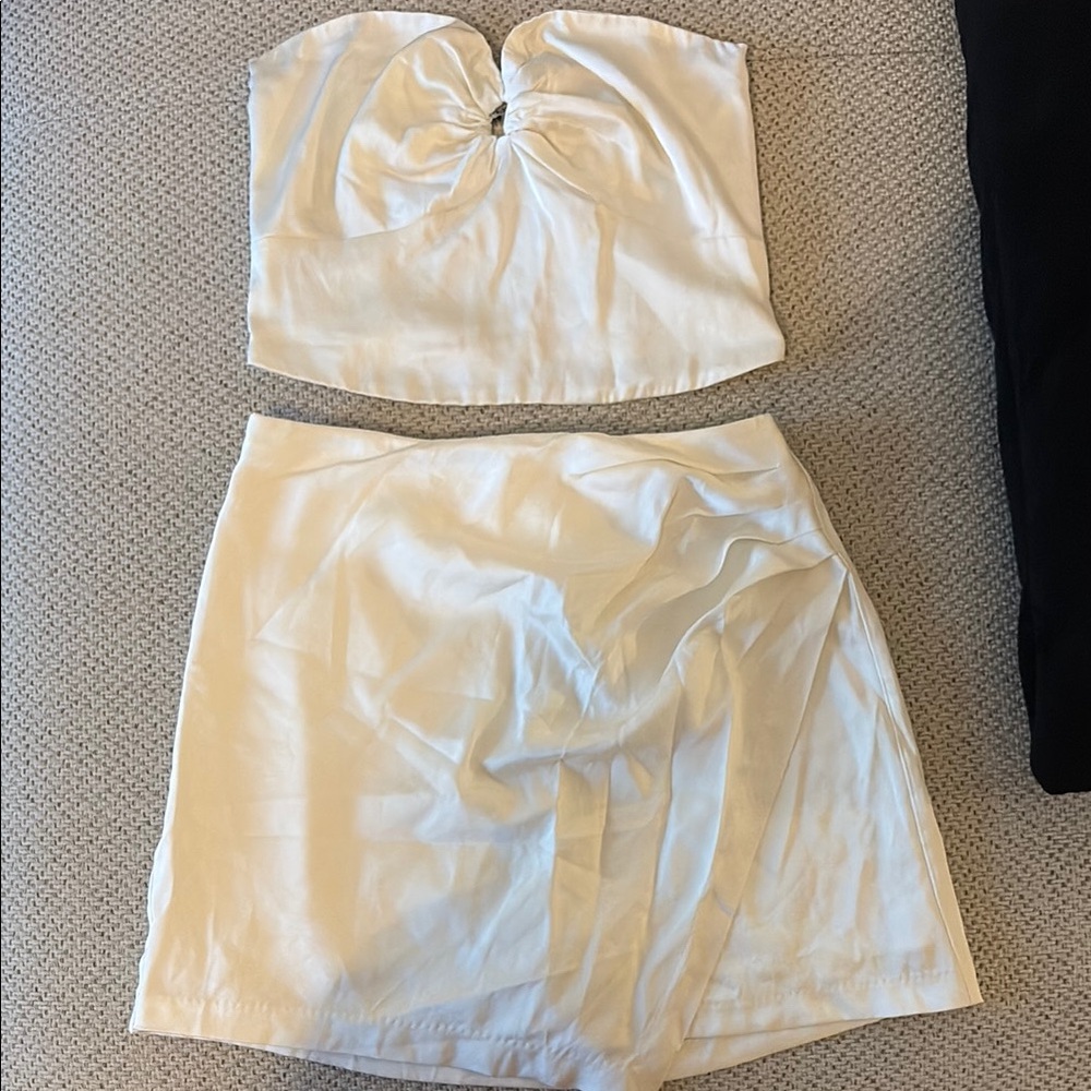White skort set